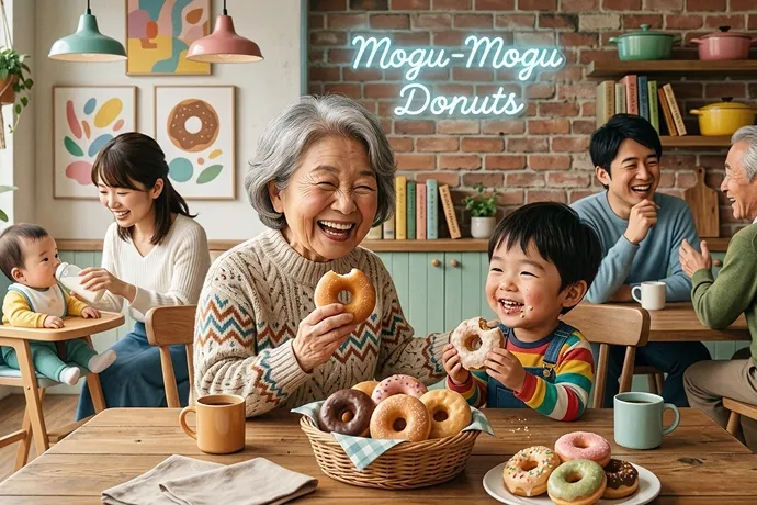 楽しそうに買い物をしている画像